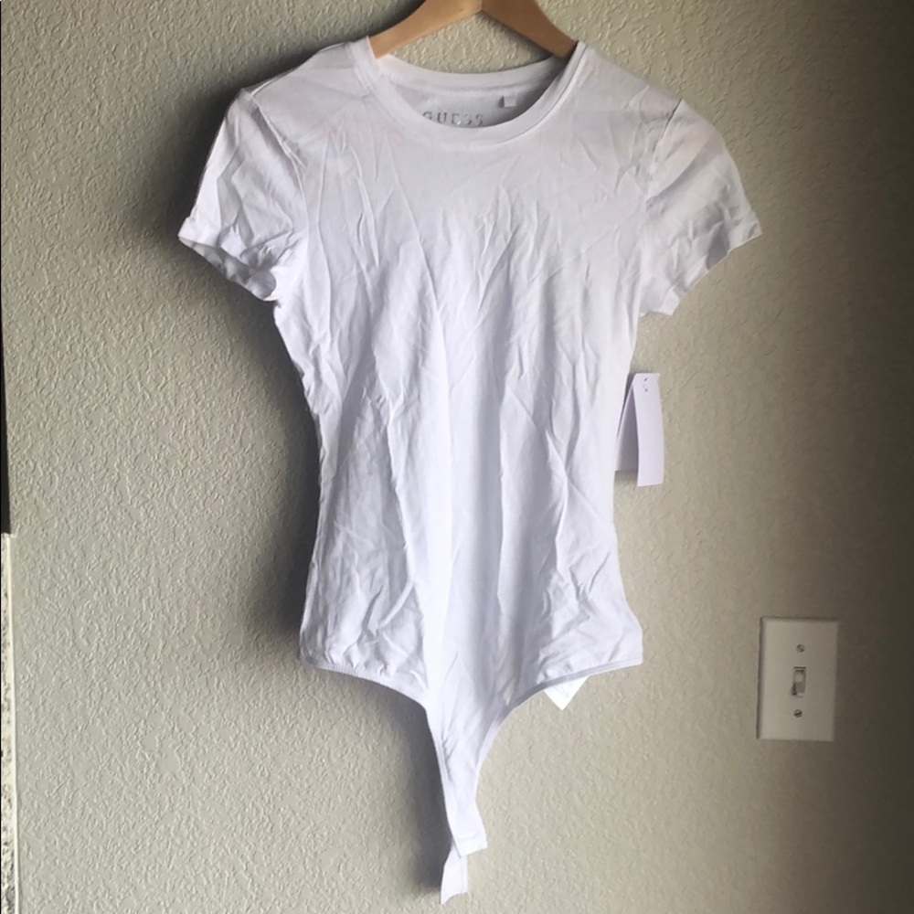 Guess white T-shirt bodysuit